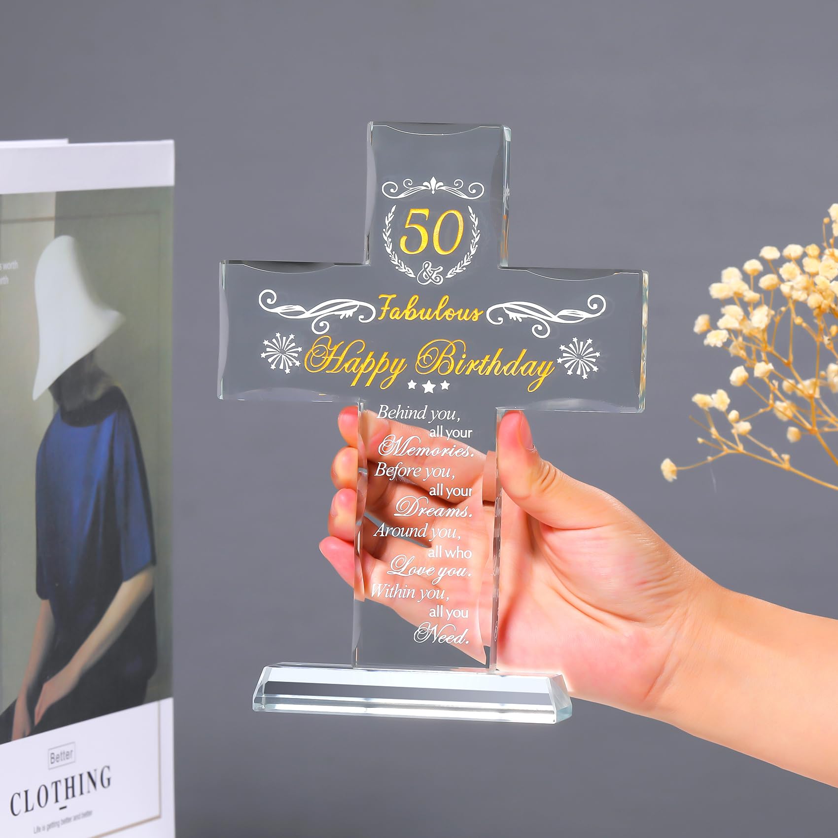 Amazon.com: 50th Birthday Religious Gifts for Women, Men - Glass